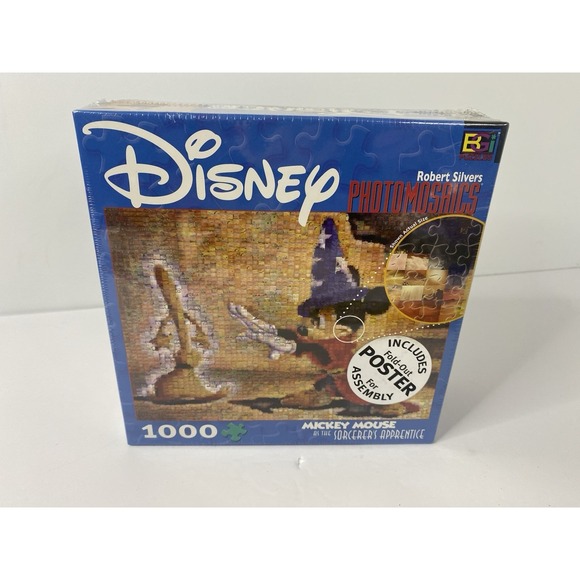 Buffalo Games, Inc Other - Disney Fantasia Mickey Mouse Sorcerer's Apprentice Photomosaics Puzzle SEALED